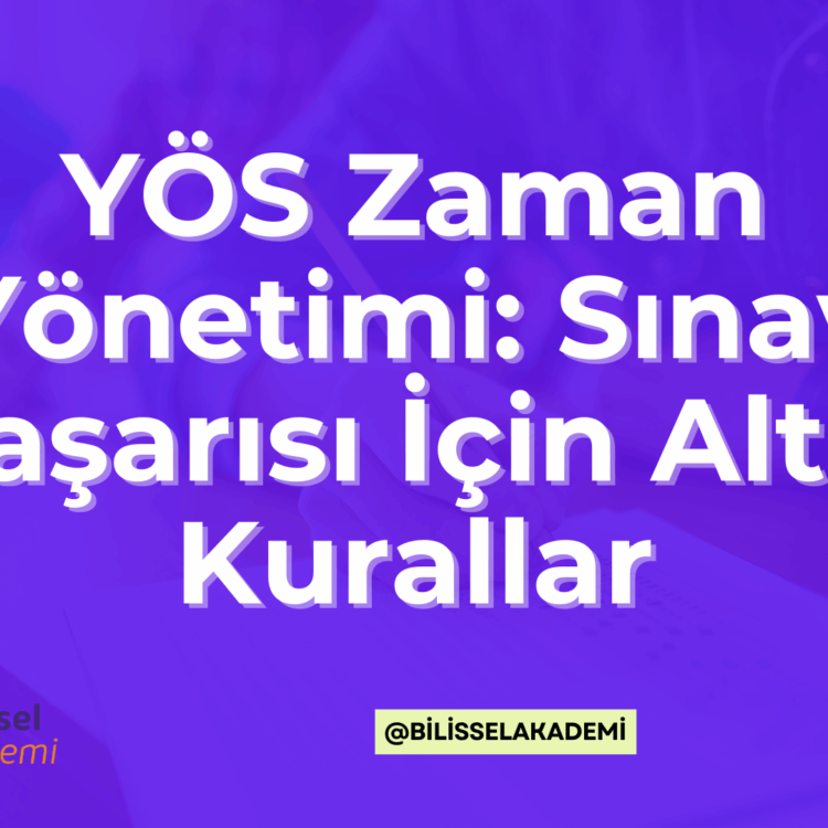 YÖS Zaman Yönetimi